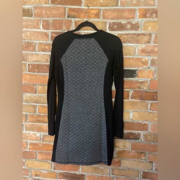 SMARTWOOL NWTs diamond peak quilted dress merino wool long sleeve XS - Picture 12 of 12